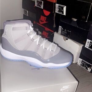 Nike Air Gray and White High-Tops